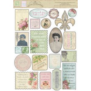 Naklejki Prima Marketing Cardstock C'est la Vie